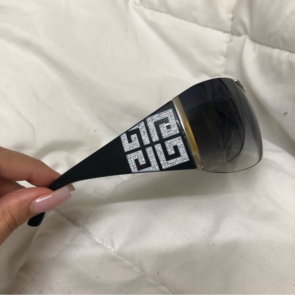 Givenchy Accessories - Givenchy rhinestoned bling bling sunglasses